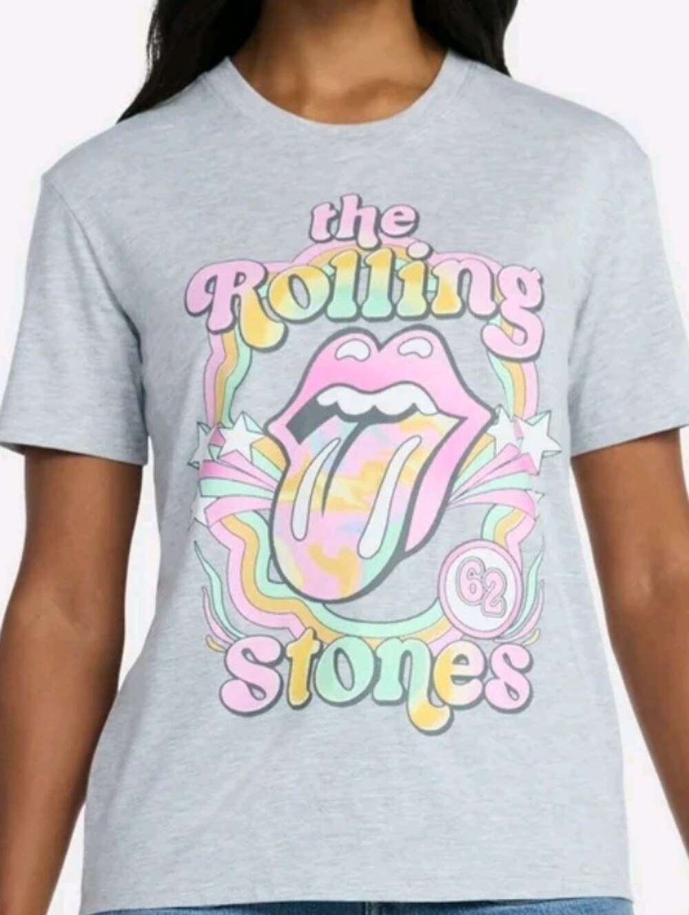 The Rolling Stones Women's Graphic Tee with Short Sleeves